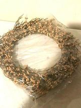 New 14 inch Hazelnut Berry Wreath - SALE image 4