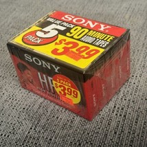 5-Pack NEW SONY HF High Fidelity Normal Bias  90 Min C90HFL Blank Cassette Tape - $21.77