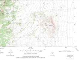 Lucin Quadrangle Utah 1967 USGS Topo Map 7.5 Minute Topographic - £18.87 GBP