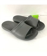 Crocs Unisex Sandals Classic Slide Rubber Slate Gray Men&#39;s 4 Women&#39;s 6 - £22.72 GBP