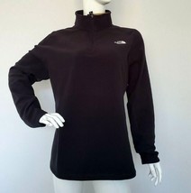 The North Face Women&#39;s 100 Glacier 1/4 Zip Fleece Pullover Tnf Black Sz S M L - £31.35 GBP