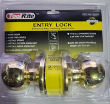 TL0650 - Entry Door Knob With Lock &amp; Key Mounting Screws &amp; Instruction Included - $14.15