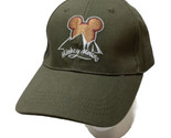 Mickey Mouse Rustic Sunrise Mountains Hat Dad Cap Olive Dark Green One S... - $14.75