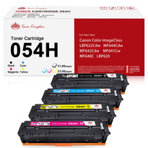 4 PACK Set Toner Cartridge 054H Compatible For Canon MF641cw MF644cdw LBP622cdw - $72.99