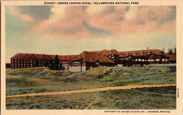 Grand Canyon Hotel, Yellowstone National Park Vintage Postcard Unposted - £4.83 GBP