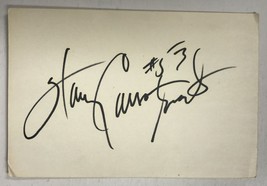 Harry Carson Signed Autographed 4x6 Index Card - NFL HOFer - £12.17 GBP