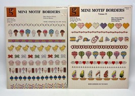2 Graphworks Ltd Mini Motif Borders and Mini Motif Borders Volume II - £7.93 GBP