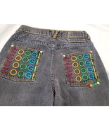 COOGI Boys Loose Fit or Womens Jeans Embroidered Rainbow Logo Sz 16, 28&quot;... - $381.30 MXN