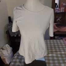 Ann Taylor Loft Small White Blouse, Professional Shirt, Career Wear, Chic Blouse - £7.75 GBP