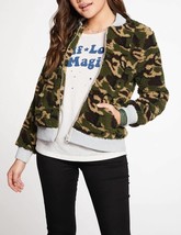 Chaser faux fur bomber jacket in CAMO - size M - £36.83 GBP