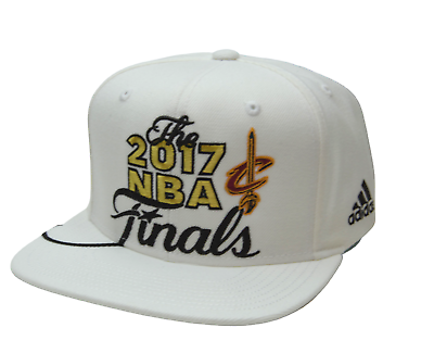 Cleveland Cavaliers adidas 2017 NBA Basketball Final White Snapback Hat