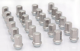 New Set 24 GMC Sierra GM Polished Stainless 14x1.5 Lug Nuts 9596070 - $50.44