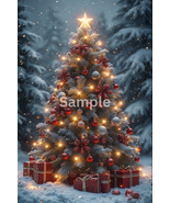 Christmas tree captures the magic, peace, and nostalgic joy of Christmas - $1.20