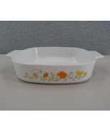 Vintage Corning Ware A-8-B WILDFLOWER 1.4L Casserole Dish No Lid VGUC - £7.92 GBP