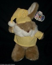 Vintage Kuddle Me Toys Easter Bunny Rabbit Brown Tan Stuffed Animal Plush Toy - £21.61 GBP