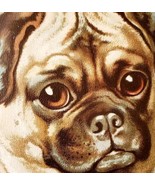 C1890 Pug Note Book Cover Die Cut Lithograph Raphael Tuck Co Victorian E88F - $54.83 CAD