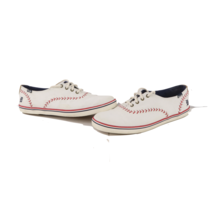 Vintage Keds x MLB Womens Size 8.5 Detroit Tigers Baseball Shoes Sneakers White - £46.93 GBP