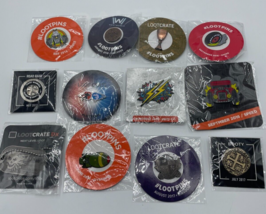 Loot Crate Lot of 12 New Loot Pins Speed Power Discover Road Rage Anti Hero - £11.28 GBP