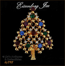 Eisenberg Ice Signed Christmas Tree Pin (#J798) - £32.17 GBP
