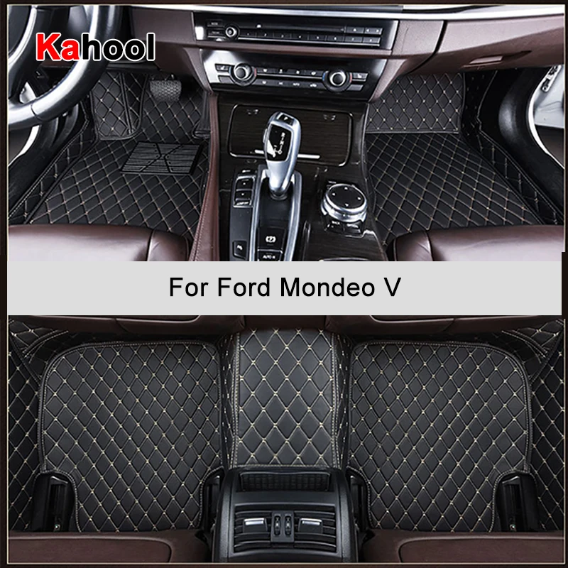 KAHOOL Custom Car Floor Mats For Ford Mondeo V 5th Fusion 2014-2023 Years Auto - $80.98