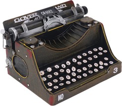 Vintage Typewriter Decor, Handcrafted Retro Typewriter Model,, Offices - $50.93