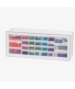 &quot;CraftMaster 26-Drawer Stackable Storage Cabinet - Compact White Organiz... - $124.58 CAD