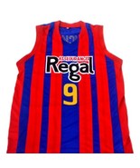 Rubio Ricky #9 Spain Espana Regal Men Basketball Jersey Blue Any Size - $47.64 CAD+