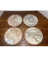 New Ralph Lauren Set of 4 Haswell Map I II III &amp; IV 9&quot; Dinner Plates - $237.71 CAD