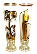 2 Diebels Altbier Düsseldorf Issum Art Series Golden 0.5L German Beer Glasses - £24.05 GBP