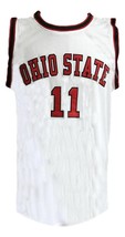 Jerry Lucas #11 College Basketball Jersey Sewn White Any Size image 4