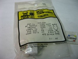 ECG219 Philips PNP Silicon Si Transistor NTE219 TO-3  - NOS Qty 1 - $5.69
