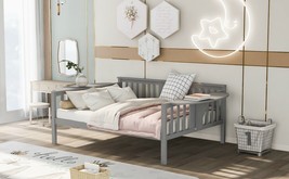 Full size Daybed, Wood Slat Support, Gray - £234.06 GBP