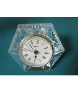 Crystal Travel Clock Sasaki, Crystal D&#39;arques, Nautica, Galway Pick 1 - $65.00
