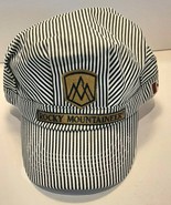 Rocky Mountaineer Railroad Train Engineer Cap Hat Adjustable Snapback NE... - £14.93 GBP