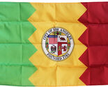 Los Angeles - 2'X3' Nylon Flag - Nylon, Without Fringe - $48.00
