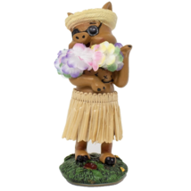 KC Hawaii Hula Pig Dashboard Doll 4" – Mini Hawaiian Bobble Figurine - $17.95
