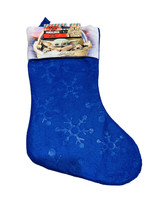 Disney Star Wars Baby Yoda in Space Ship 16&quot; Blue Felt Christmas Stocking - $14.73