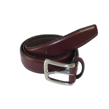 Men VALENTINI Stitched Leather Belt Classic Pin Buckle Business Dress V7... - $29.99