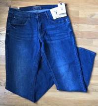 TC &amp; Co Jeans Mens 36X30 (29&quot; Inseam) Blue Stretch Slim Fit Jeans Nwt - $37.66