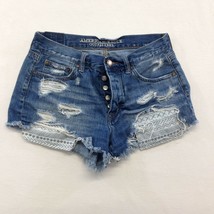 American Eagle Outfitters Women’s  Hi Rise Festival Size 4 Cotton Shorts - $8.59 CAD