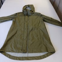 Woolrich HLJ0153S Women Small Green Lightweight Hooded Rain Jacket Utility Parka image 13