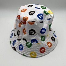 M&amp;M’s Reversible Bucket Hat Sweet Tour All Over Print Candy Chocolate - £19.53 GBP