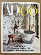 Architectural Digest Magazine January 2022 New Ship Free Best Design Talents - £22.71 GBP