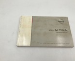 2003 Nissan Altima Owners Manual OEM I01B20057A - $9.89