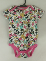 Disney Baby Minnie Mouse Daisy Pluto One Piece Bodysuit Size 6/9 Month - $92.16 MXN