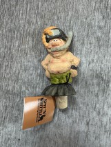 Vintage Spit N Whittle Bottle Stopper Snork Cork Swimmer Nautical Carved... - $34.64