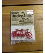 Darice Timeless Minis Bicycle Train Village Town Miniature - $6.92