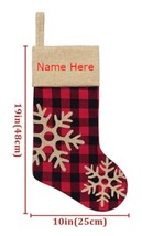 Personalized Christmas Stockings, set of 4, 19 inch stocking with embroidered na - £27.64 GBP