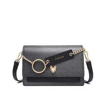 Er women summer chic flap fashion shoulder bag fox logo girl s mini purse shining cross thumb200