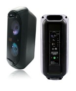 Reiko 2x5&quot; Portable Rechargeable Speaker with Bluetooth Multipoint and L... - $1,935.48 MXN